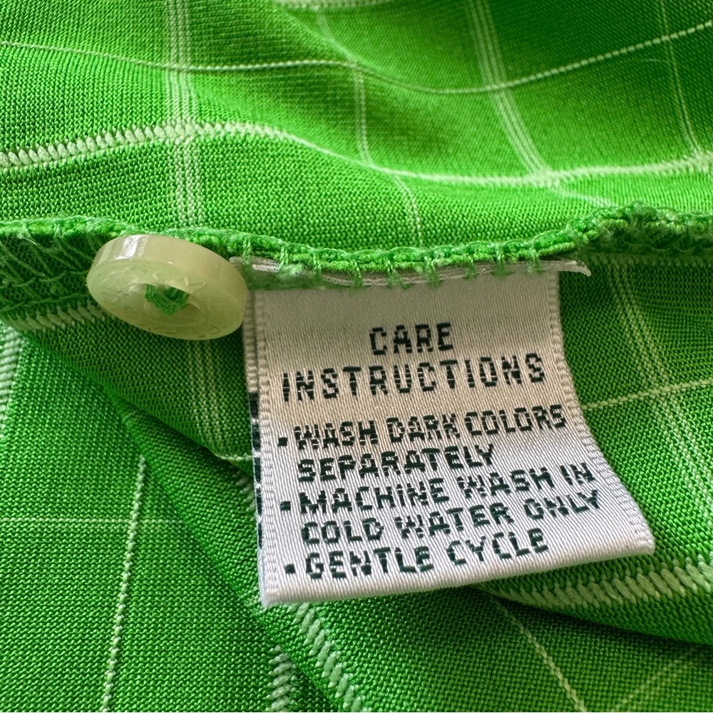 Masters Tech Augusta National Green Golf Polo XL - Picture 10 of 12